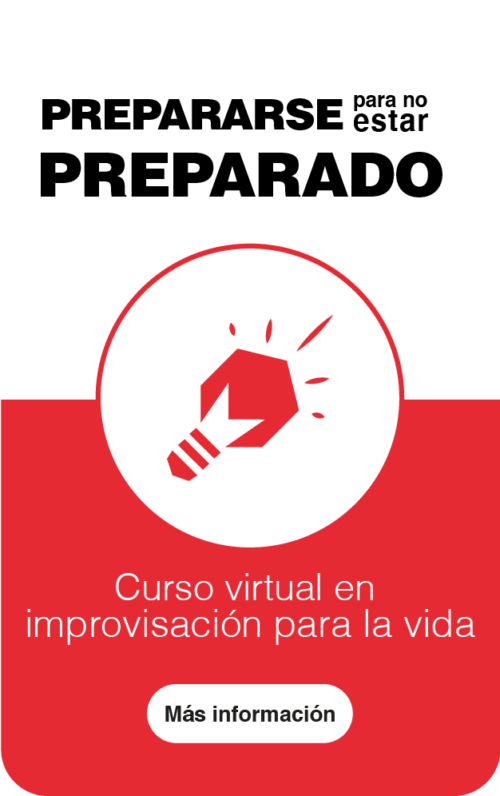 Imagen ilustrativa del curso virtual en improvisación para la vida de El Morenito Inc