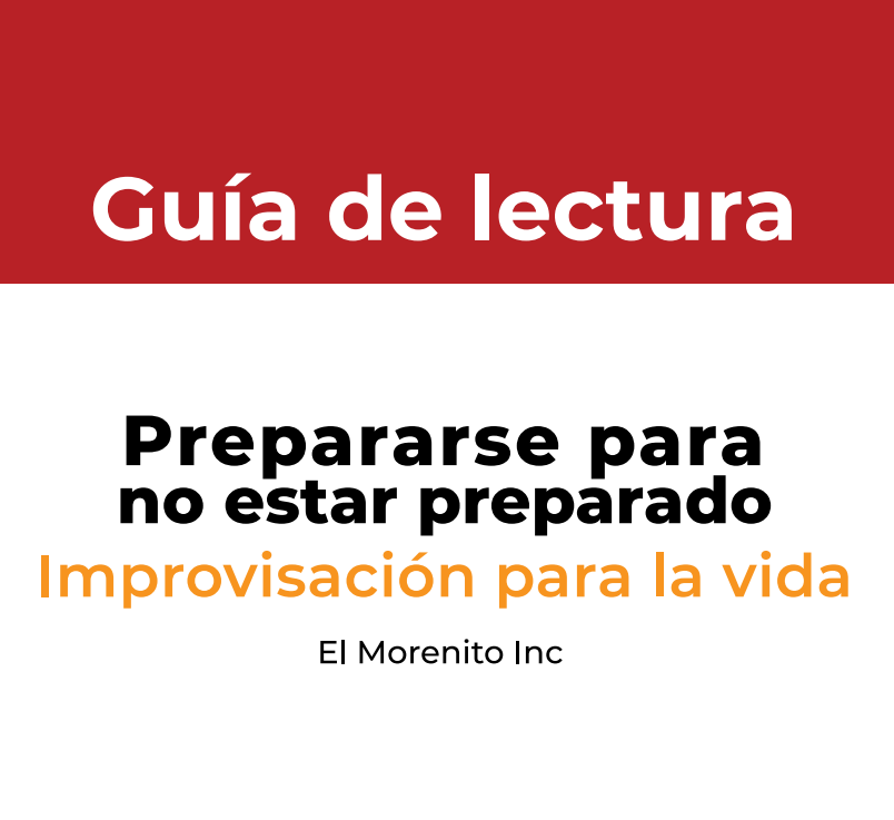 imagen ilustrativa de la portada de la guia de lectura en improvisación aplicada a la vida